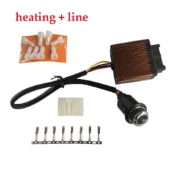 1set 12V Ventilation And Heating Switch Controller Kit Car Seat Switch Controller For Vehicle's Air Conditioning System