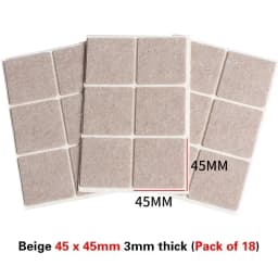 1 Set Thicken Self Adhesive Felt Chair Leg Pads Floor Protectors Furniture Legs Table Leg Covers Round Bottom Anti-slip Pads