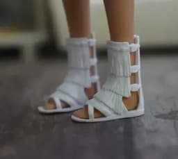 High quality YJ85 classic shoes flat foot high heels sandals fun to choose for your Barb dolls 1/6 Scale accessories