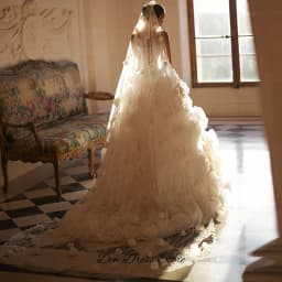 Handmade Flowers A-Line Customized Vestido De Novia Classic Strapless Lace Up Back Wedding Dress Dreamy Appliques Bridal Gowns