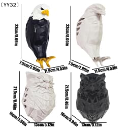 Wall Mount Eagle Night Light Owl Eagle Shape Cool Wall Decor Lamp Decorative Animal Lamp For Bedroom Living Room 〔YY32〕
