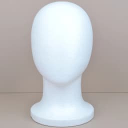 Anime Foam Mannequin Head Stable Lightweight Wig Display Stand for Jewelry Headwear Hat Display Stand Manikin Foam Head Model