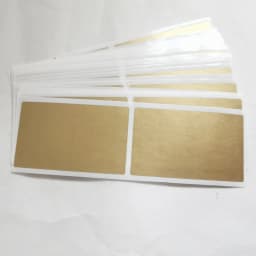 100PCS 58x35mm Silver/Golden Scratch Off Sticker Protection Style