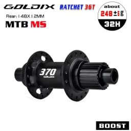 GOLDIX M370 32H Boost MTB Hub 36T Ratchet Center Lock Disc Brake Sealed Bearings HG XD MS 10-12 Speed Front Rear MTB Bicycle Hub