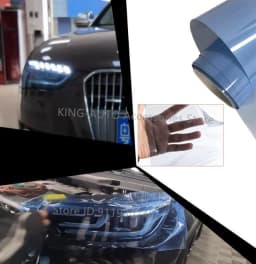 CAR PPF headlight tint film tph pu material car wrapping anti-scratch Protective for car lamp taillights black gray blue brown