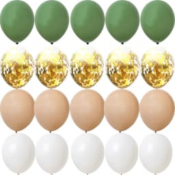 Wild Animal Balloon Tower with Gold 1-9 Number Balloon for Boy's Jungle Safari Birthday Party Decoration Forest Party Supply