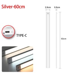 LED Night Light Motion Sensor Light Wireless USB led Cabinet Night Wardrobe Lamp For Kitchen Cabinet Bedroom Wardrobe Sensor LED