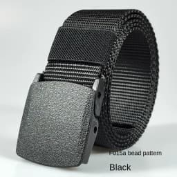 White Automatic Buckle Nylon Army Tactical Men's Belt Military Canvas Waist Belt Outdoor Strap Travel Jeans Waistband for Women