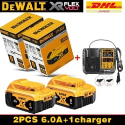 New 100% Original Dewalt 6000mAh 20V/60V Power Tool Battery DCB206 DCB205 DCB200 DCB203 For Dewalt Power Tool Battery