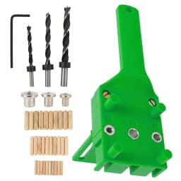 Tootise Woodworking Pocket Hole Jig Drill Guide Dowel Drilling Doweling Hole Saw Locator Drill for Carpenteror Wood 2023