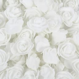 50/100/200Pcs 3.5cm PE Foam Rose Head Artificial Flower For Wedding Birthday Party Home Decor DIY Bear Rose Valentines Day Gifts
