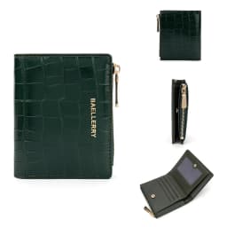 Baellerry Fashion Crocodile Pattern Women Wallet Multi Functional Card Bag Photo Folder Zero Wallet for Women's Birthday Gift