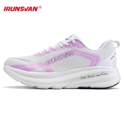 IRUNSVAN Professional Men's Running Shoes Carbon Plate Marathon Light Wide Shoe Upper Support Shock-Relief Sport Shoe