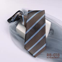NEW Mens Retro Zipper Ties for Men 8CM Neck Tie Solid Striped Fashion Blue Neckties Men's Automatic Zipper Tie Red Lazy Ties