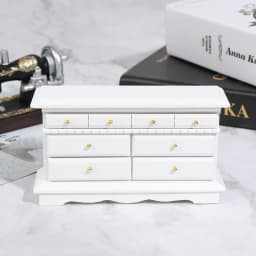 1:12Dollhouse Miniature Storage Cabinet Model Doll House Dresser Furniture Decor Toy Accessories
