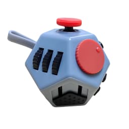 Anti-Stress Fidget Toy - Plastic Gaming Cube for Anxiety Relief Focus & Relaxation Gift Present for Attention-seeking