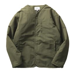 Men's Winter Thickened Cotton Jacket Lightweight Warm Retro Loose Casual V-Neck Cotton Coat Polyester Fiber Fill Regular Sleeve