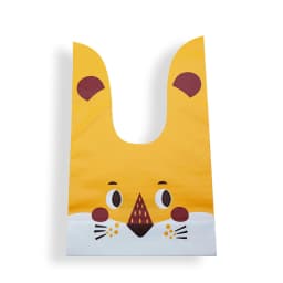 10/20pcs Cute Rabbit Ear Bags Plastic Cookie Candy Gift Bags For Easter Party Biscuits Snack Baking Packing Supplies Kids Gifts
