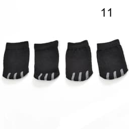 4Pcs Cartoon Table Foot Socks Chair Leg Covers Floor Protectors Non-Slip Knitting Socks For Furniture Cartoon Home Decor
