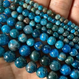 Natural Stone Amethyst Green Jade Agate Rose Quartz Apatite Turquoise Round Bead for Jewelry Make Diy Women Bracelet Accessories