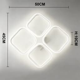 Modern Baked Enamel Finish LED Ceiling Lamp 3 Color Temperature Corridor Lights Balcony Lamps Bedroom Living Room 110V-240V
