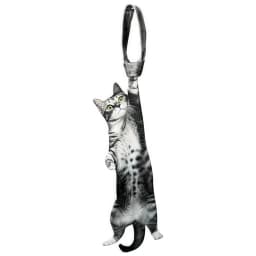 3D Fish Fish-shaped Men's Tie Animal Pattern Lifelike Kitten Necktie Satin Fabric Novelty Creative Neck Tie For Party Wedding