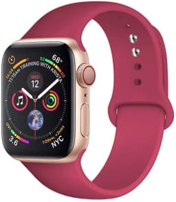 Strap For Apple Watch band 45mm 44mm 41mm 42mm 40mm 49mm 38mm Silicone correa bracelet iWatch series 9 8 5 4 3 8 6 SE 7 Ultra
