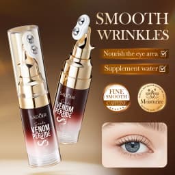 SADOER Snake Venom Peptide Caffeine Anti Wrinkle Massage Eye Cream Anti Dark Circles Anti-Aging Moisturizing Eyes Skin Care