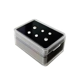 Loose Diamond Box Transparent Gemstone Storage Case New Pendant Beads IGI Organizer Ring Earrings Gem Stone Gift Packaging Box
