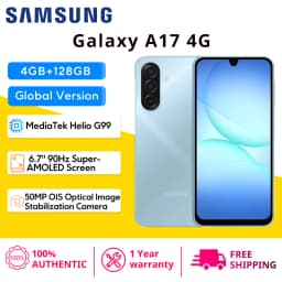 Global Version Samsung Galaxy A17 4G MTK G99 Smartphone 5000mAh Battery 50MP OIS Camera 6.7" 90Hz AMOLED Display IP54 Waterproof