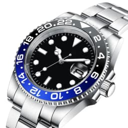 DIY Custom Logo 40MM Sapphire 8215Automatic NH35 Mechanical MensRelogio Masculino WristWatch Ceramic PT5000 10Bar Luminous