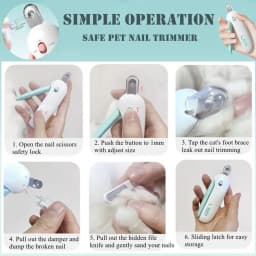 New Pusher Scissors For Dogs And Cats Can Be Adjusted Round Hole Scissors Nail Scissors Do Not Hurt Blood Line Blind Scissors