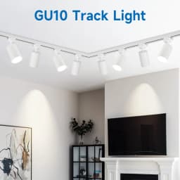 GU10 LED Track Light Full Sets Ceiling Lighting Indoor Kitchen Lamp LED Spotlight for Living Room Store Decor Ceiling Spot Light