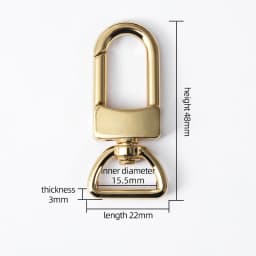 CRAZYSMITH 1PCS D Tail Hook Buckle D Ring Lobster Clasp Metal Roller Pin Buckle DIY Accessories for LV Bag Strap Belt Dog Collar