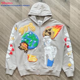VERTABRAE Cosmic Zip Up Hoodie