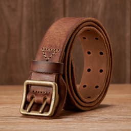 3.8CM Original Handmade Double-needle Buckle Men Belt Made Old Macho Jeans Belt Thick Real Genuine Leather Army Tactical Belt