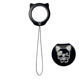Super Light Aluminum Alloy Cute Finger Ring Phone Lanyards Strap Keychain Lanyard for Keys