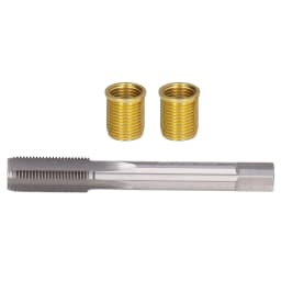 Spark Plug Thread Hole Repair Tools Metal M12x1.25 Inserts M14x1.25 Tap 14mm Rethreaded Kit Threaded Tap Spark Plug Tap Inserts