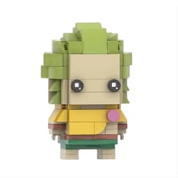Bricklink MOC Game Fantasyed Action Figures Zack Fair Tifa Aerith Cloud Mog Bricks Sets Building Blocks Kid Toys Christmas Gift