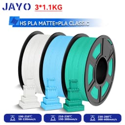 JAYO 3.3KG High Speed Matte  PLA=PLA Classic Filament 1.75mm 30mm/s - 600mm/s Print Range High Flow Speedy PLA Printer Filament