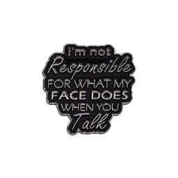 Funny Quotes Saying Enamel Pins Custom Start Each Day Grateful Heart WALKING HR VIOLATION Brooch Lapel Badge Jewelry Wholesale