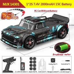 MJX Hyper Go 14304 14302 14303 1/14 4WD RC Car 65km/h Brushless 2.4G Remote Control Car Off-road High Speed RC Cars Truck Toy
