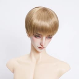 New 1/6 1/4 1/3 Doll's Wig for 30/45/60cm Bjd Doll Soft Silk Short Hair Girl Toys Dress Up Play House Doll Accessories, No Doll