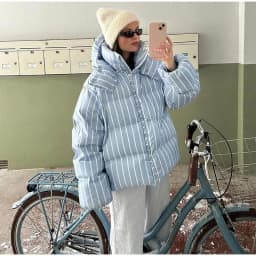 Fashion Printed 2026 Women's Winter Down Jacket With Hood Zipper Slim Long Sleeve Warm Thicken Quilted Padded Jackets Outerwears