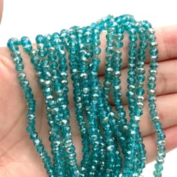 2 3 4 6 8mm Austria Faceted Crystal Beads Rondelle Loose Spacer Bracelets Earring DIY Glass Beads for Jewerly Making