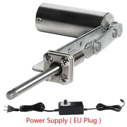 DC Reciprocating Linear Actuator All Metal Body Telescopic Rocker Actuator Stroke 39mm Motor M6 Thread 30-270 Times/min