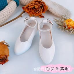 60CM BJD Doll Shoes PU Leather Singles 1/3 BJD Leather Single Shoes Leather Sandles Doll Accessories for 60cm Doll