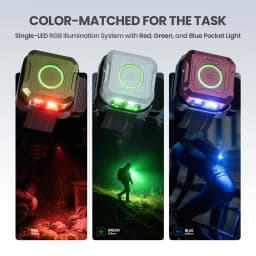 NEW SOFIRN SE1 300Lm Pocket Flashlight 76M RGB Signal Ring EDC Light Magnetic Wrist Keychain Torch