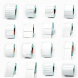 Sticker Label 40*10 mm 1500 Pcs / Roll Thermal Label For Supermarket Label Price Label