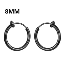 Non-pierced Earrings Clip On Retractable Earrings Men Women Ear Clips Classic Hip-hop Hoop Ear Bone Buckle Earrings Accessories